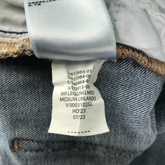 GAP Womens Size 8/29 Short Universal Legging Distressed Raw Hem Mid Rise Jeans - Picture 9 of 15